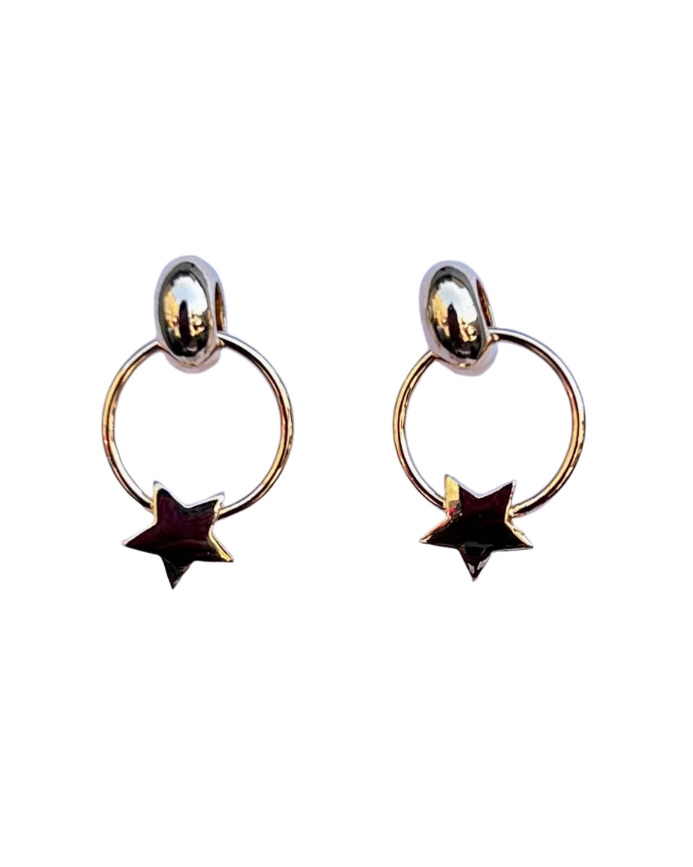 Gold Twinkling Star Earrings