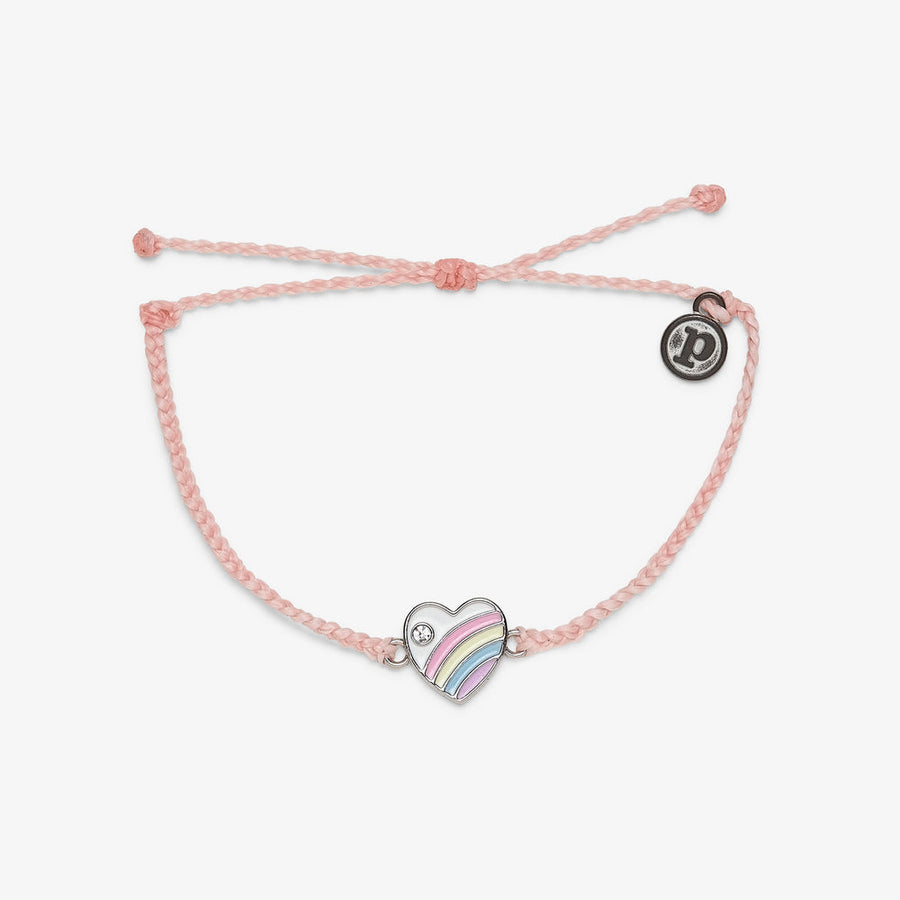 Pastel Vintage Heart Charm Bracelet (2 Colors)