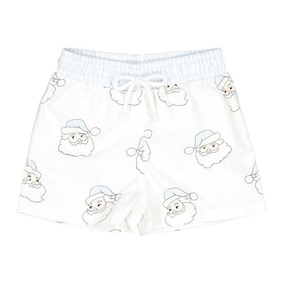 Exclusive Blue Santa Swim Trunk