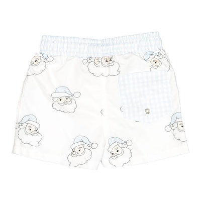 Exclusive Blue Santa Swim Trunk