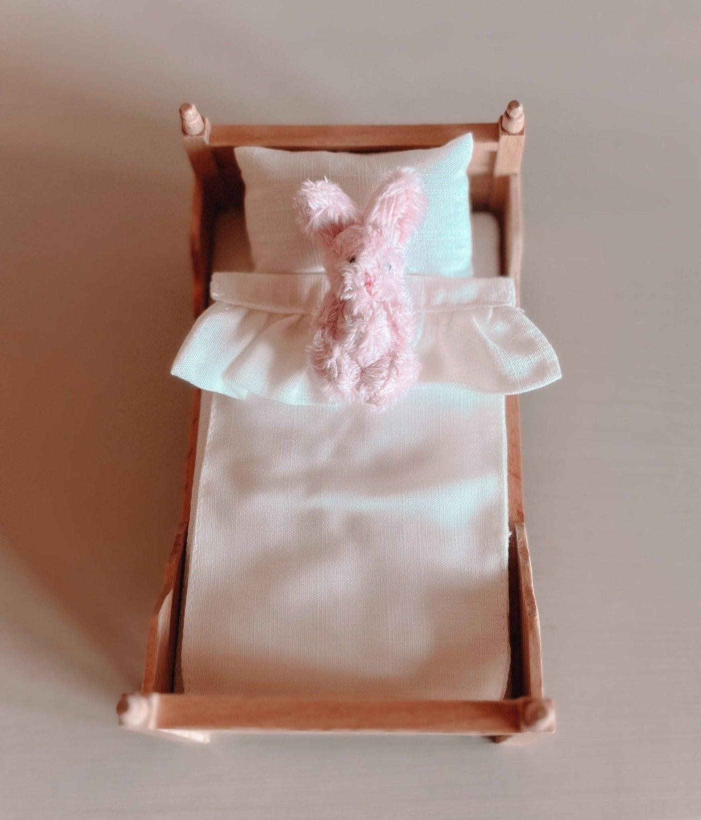 Dollhouse Plush Bunny Stuffed Animal | Multiple Colors: Pink