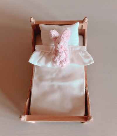 Dollhouse Plush Bunny Stuffed Animal | Multiple Colors: Pink