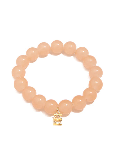 Glass Bead Stretch Bracelet - Various Colors