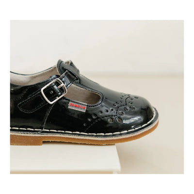 Ruthie T-Strap Mary Jane Patent Black