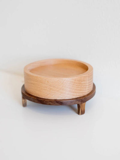 Dollhouse Salerno Round Wood Two-Tone Coffee Table