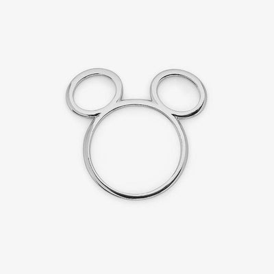 Flat Mickey Head Ring (2 Colors)