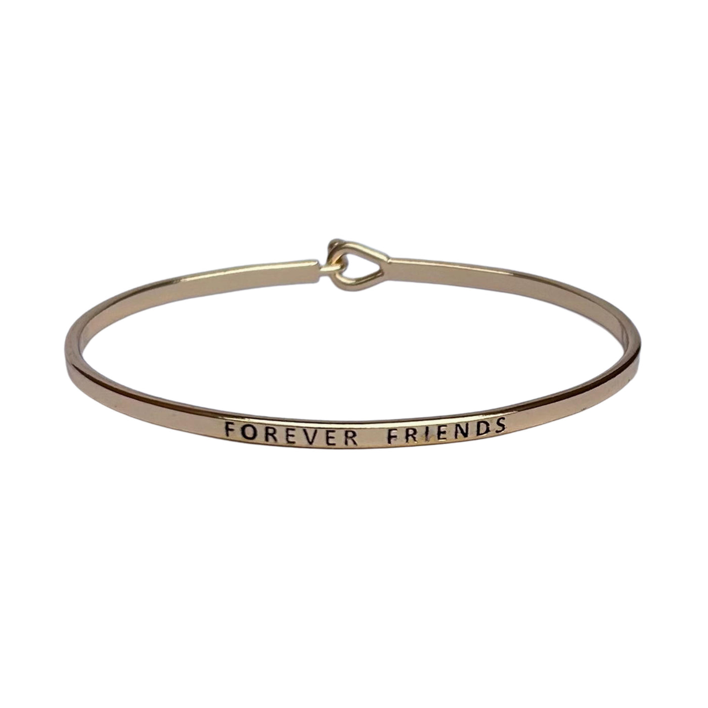 Gold Hook Bracelet Inspirational Assorted Engravings