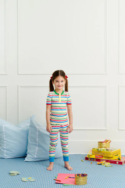 Sutton's Short Sleeve Set Portland Sea Life Stripe