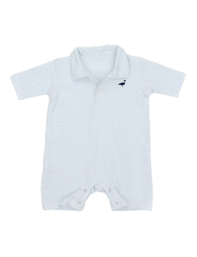 Jackson Polo Shortall - Powder Blue Stripe