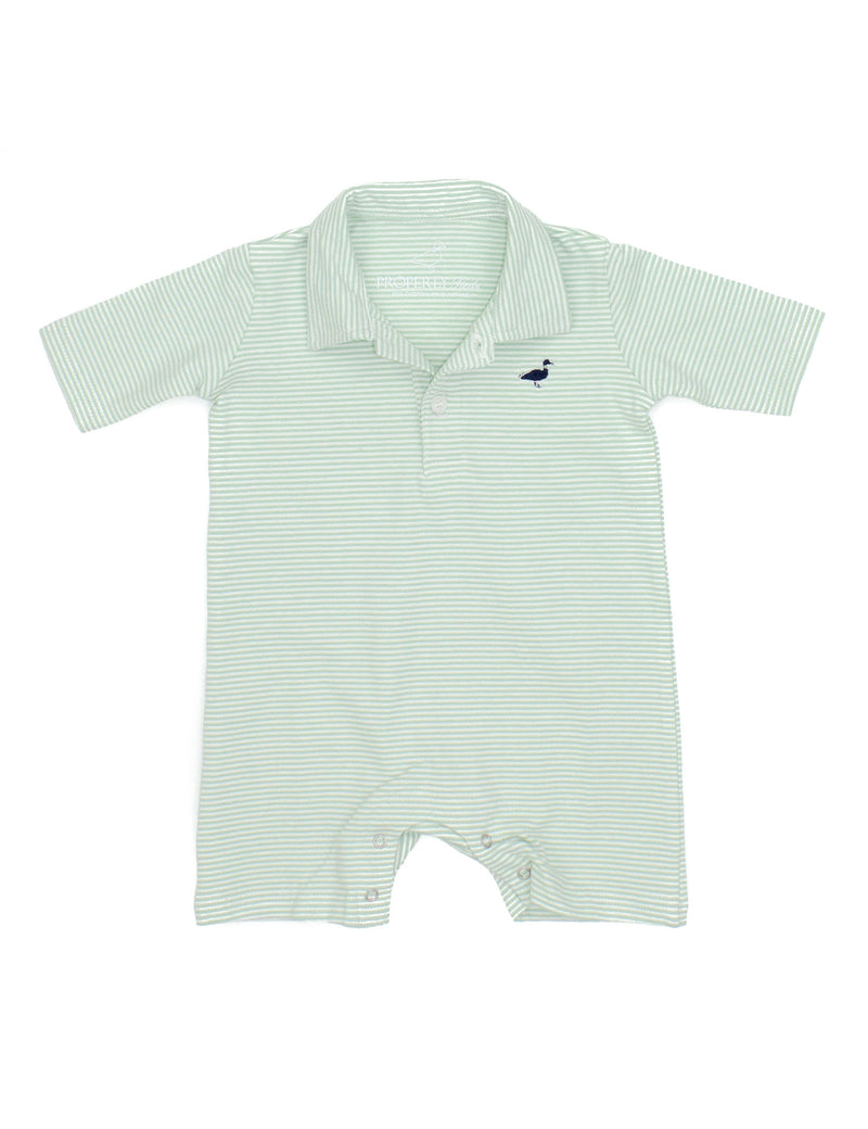 Jackson Polo Shortall - Mint Stripe