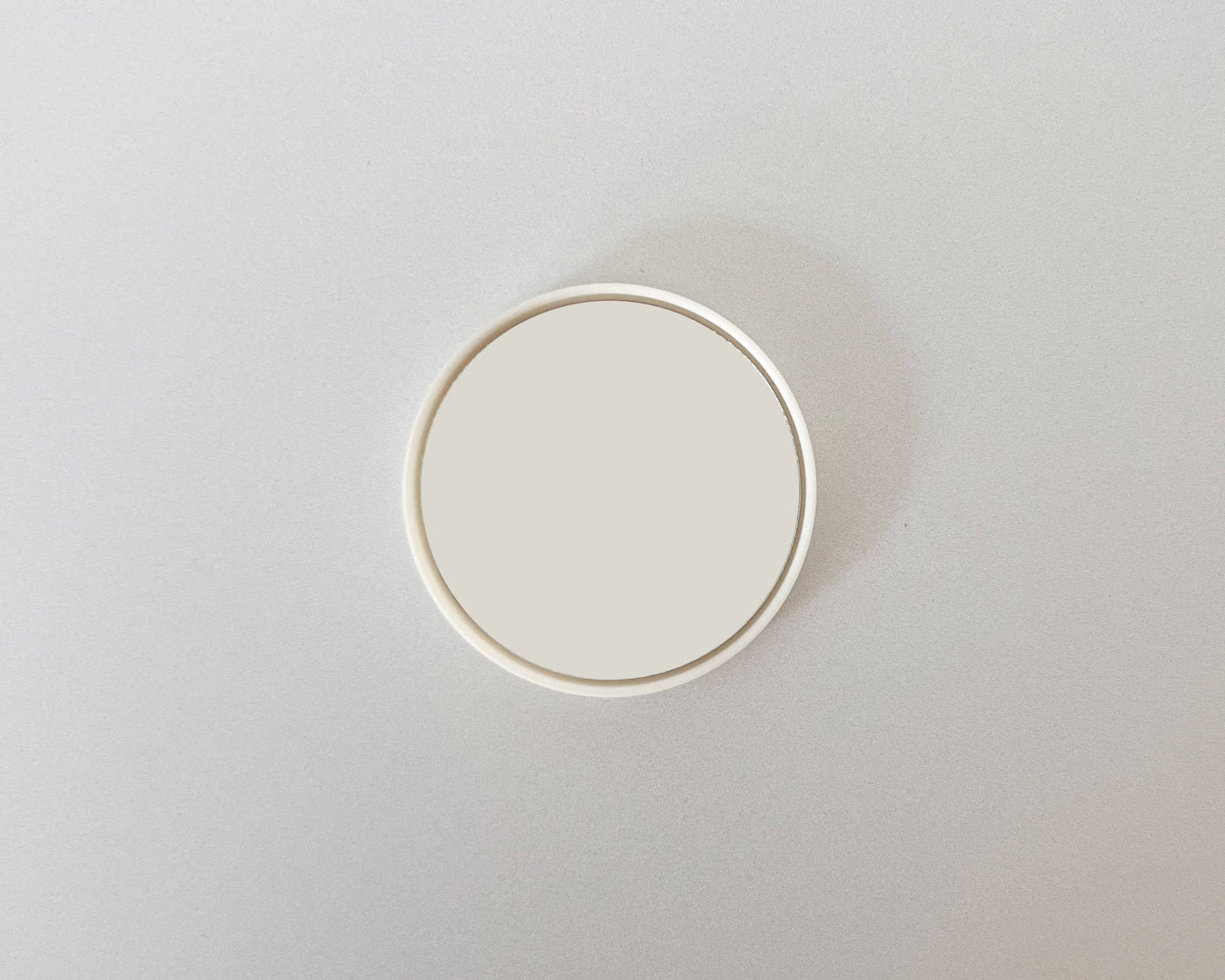 Miniature Round Wall Mirror: Olive