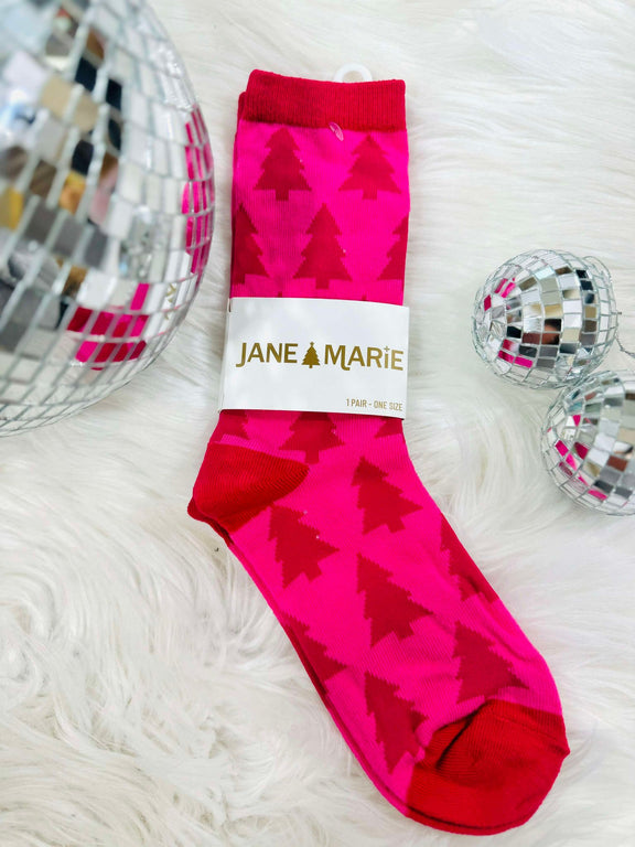 Kids Dreaming of a Pink Christmas Tall Sock