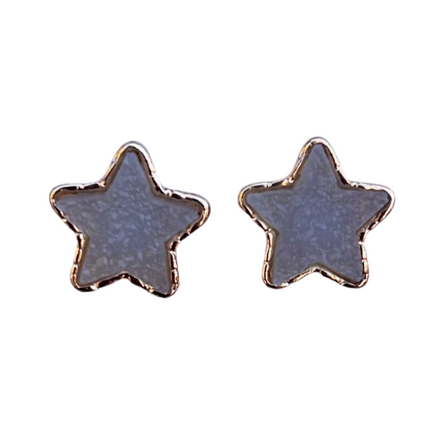 Blue & Gold Rockstar Earrings