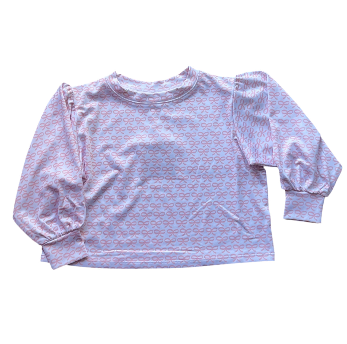 Athletic Box Top Pink Bows