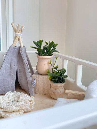 Dollhouse Potted Plant | Various Sizes + Styles: Medium