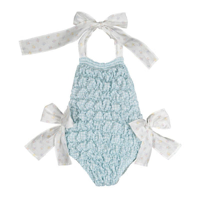 Praiano Cotton Frilled Swimsuit