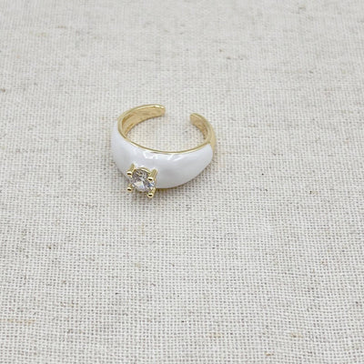 Clouds Enamel Ring One Size ( 2 Colors)