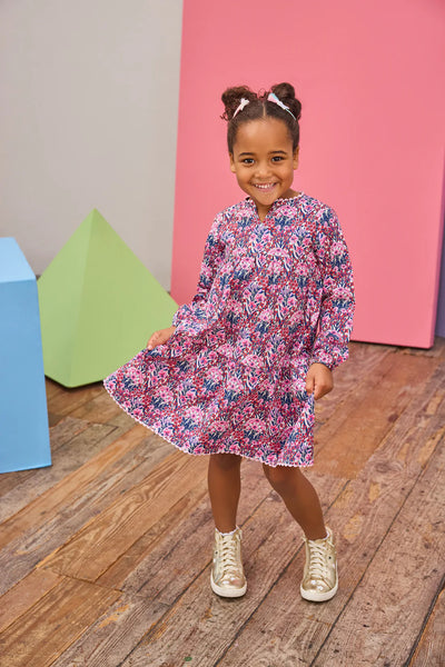LS Positano Dress Foxcroft Winter Floral