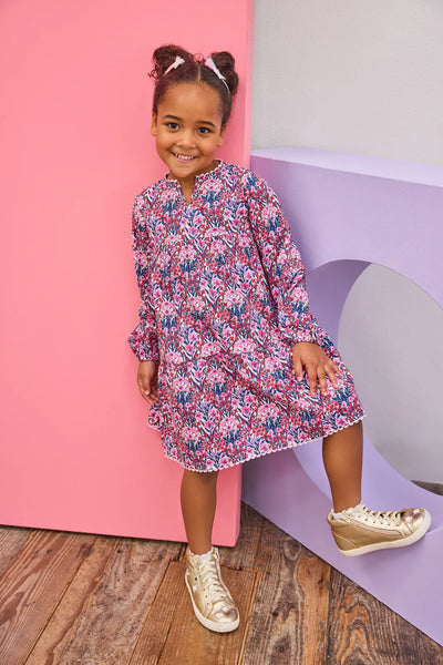 LS Positano Dress Foxcroft Winter Floral