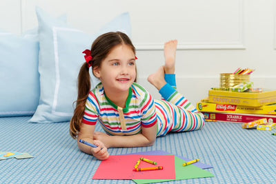 Sutton's Short Sleeve Set Portland Sea Life Stripe