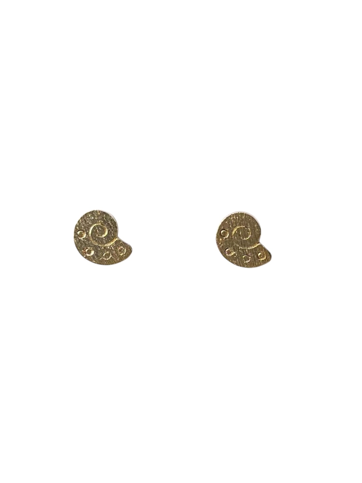 Gold Shell Earrings