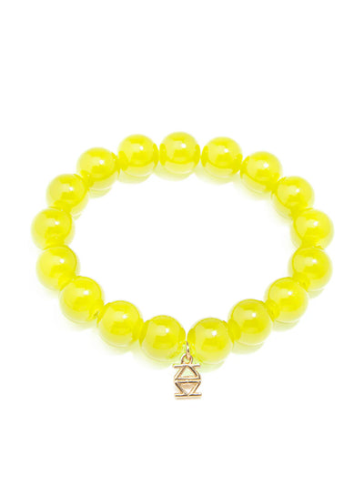 Glass Bead Stretch Bracelet - Various Colors