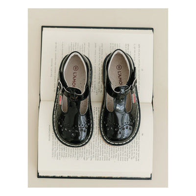 Ruthie T-Strap Mary Jane Patent Black