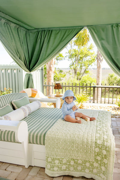 Price Pool Romper Sarasota Sky Stripe