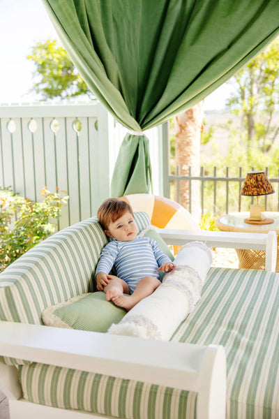 Price Pool Romper Sarasota Sky Stripe