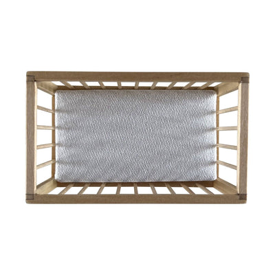 Dollhouse Nursery Crib + Mattress | Natural Wood