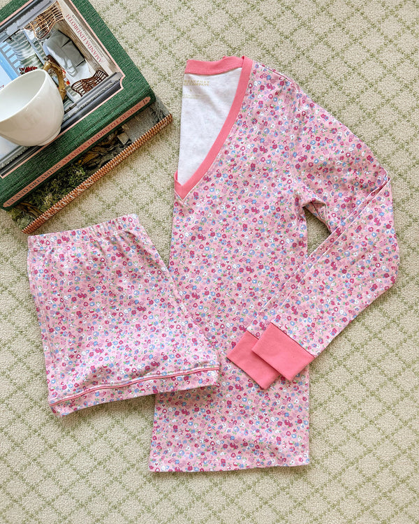 Coastal Living Short Set Mableton Mini Floral Romany Rose