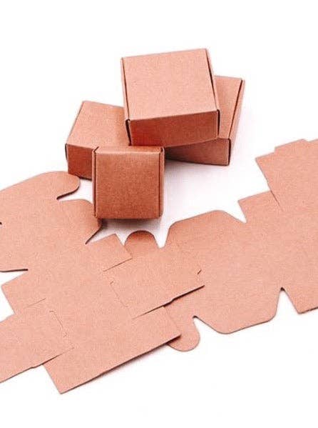 Dollhouse Miniature Gift Box Set | Kraft