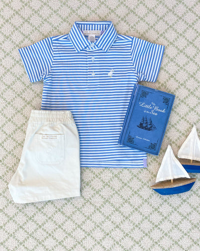 Prim and Proper Polo Barbados Blue Stripe