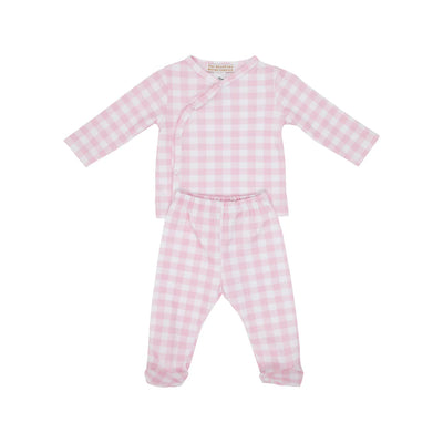 Cameron Cross Front Set Palm Beach Pink Gingham