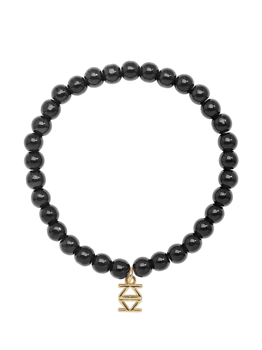 Small Glass Bead Stretch Bracelet  (Various Colors)