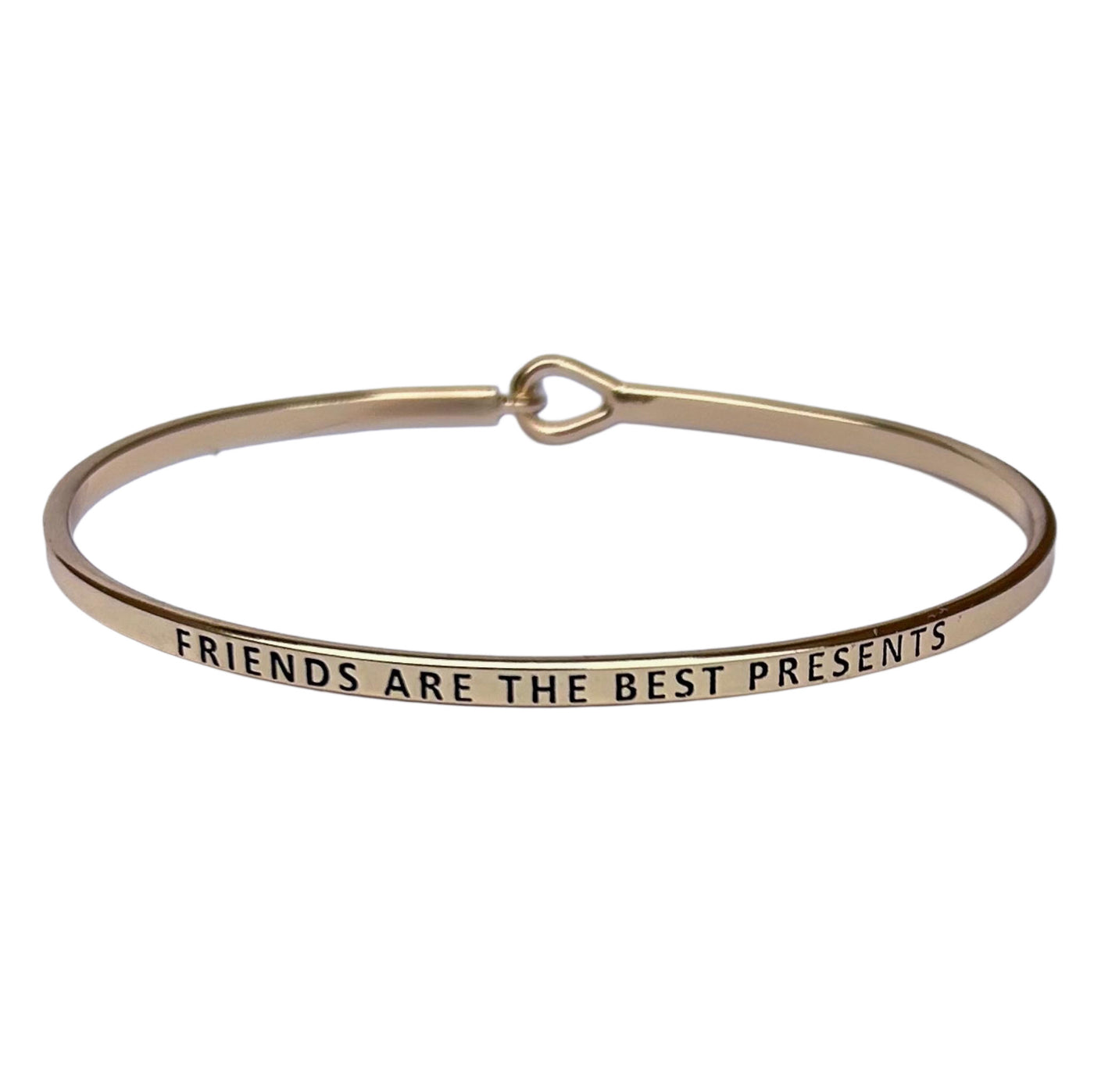 Gold Hook Bracelet Inspirational Assorted Engravings