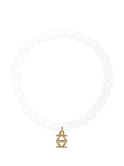Small Glass Bead Stretch Bracelet  (Various Colors)