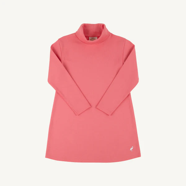 Tatum's Turtleneck Dress Parrot Cay Coral & WAW