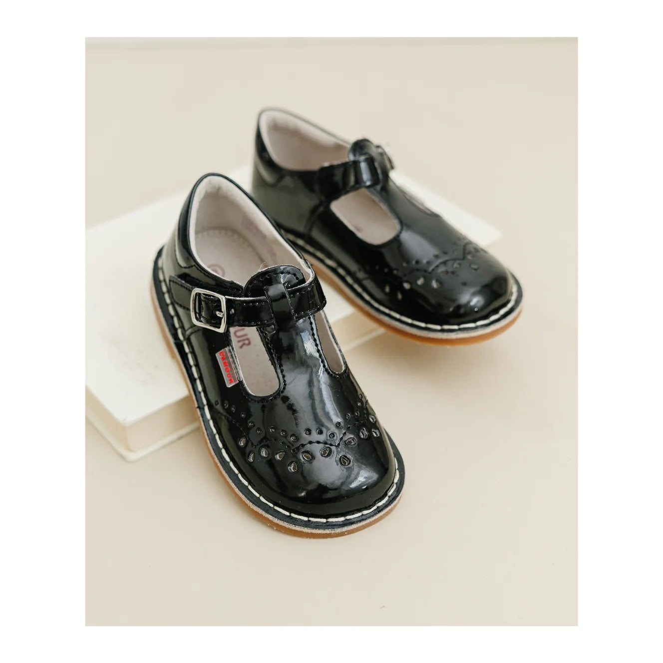 Ruthie T-Strap Mary Jane Patent Black