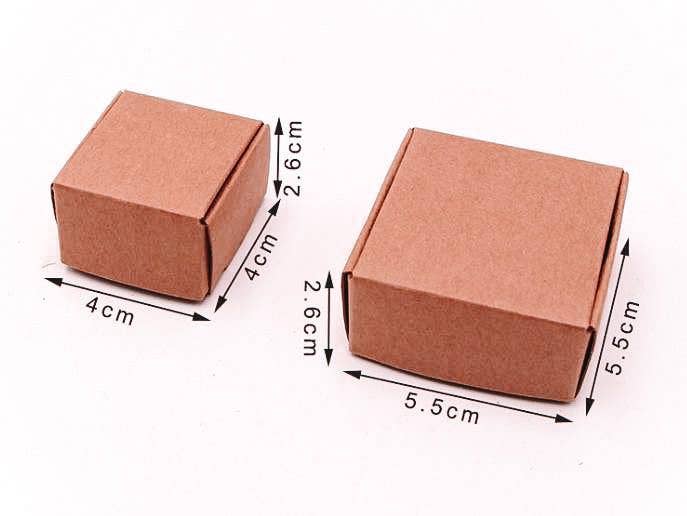 Dollhouse Miniature Gift Box Set | Kraft