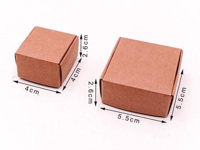 Dollhouse Miniature Gift Box Set | Kraft