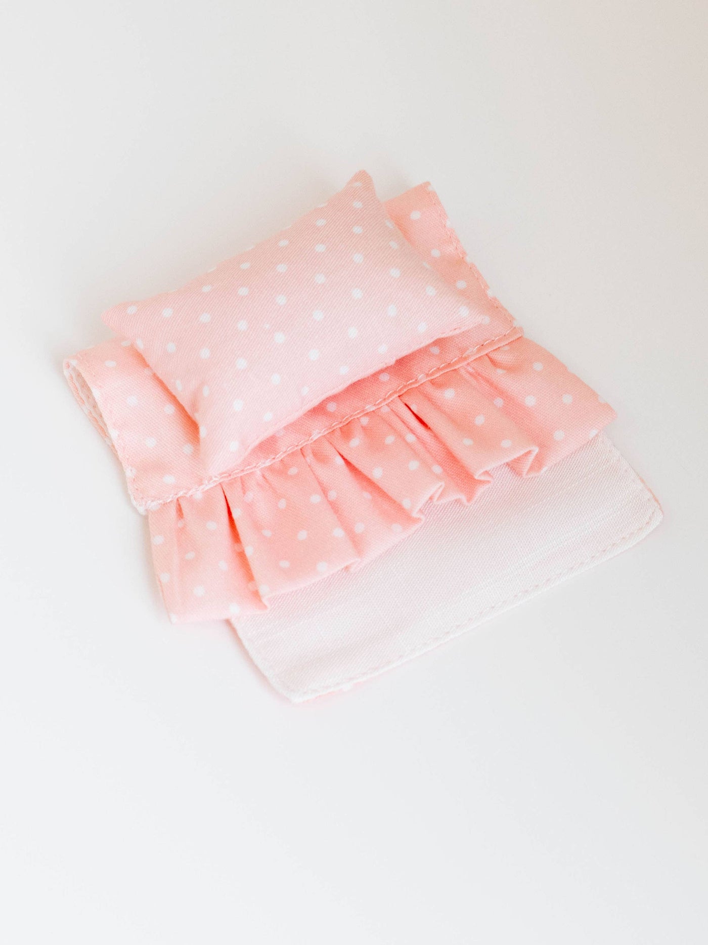 Dollhouse Single Bedding Set | Multiple Colors: Pink Polka Dot