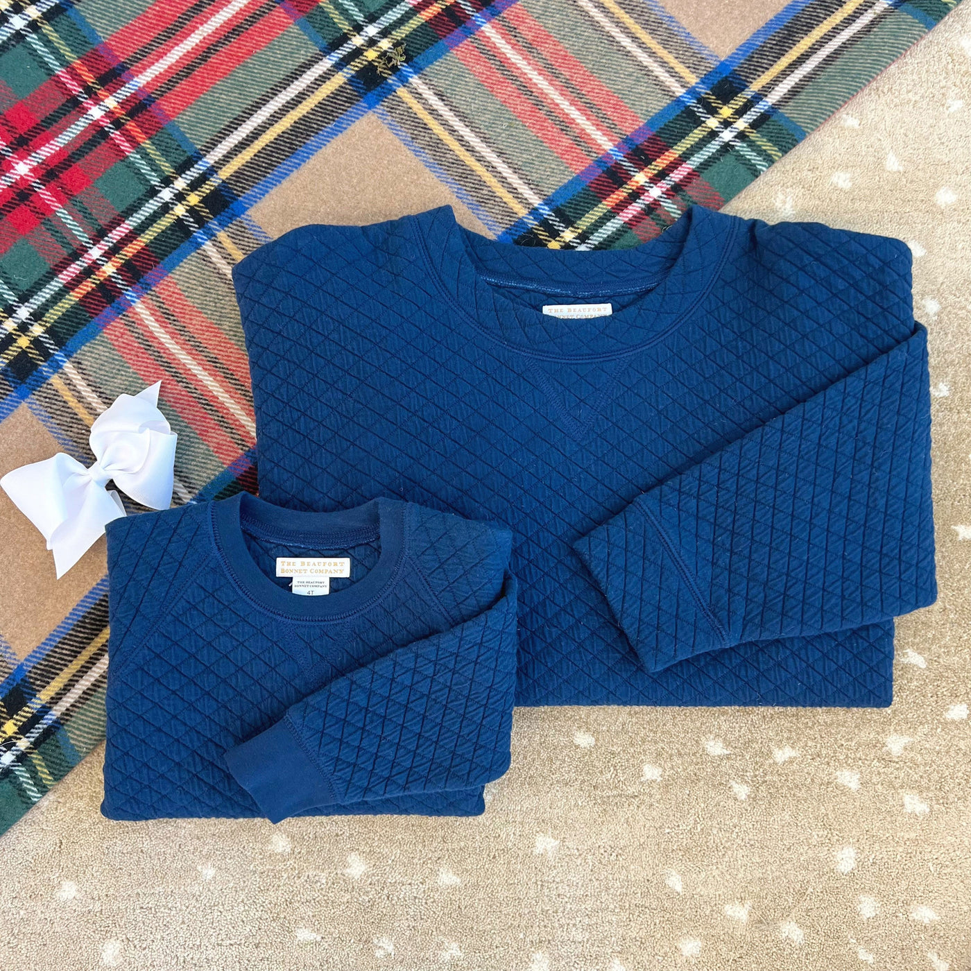 Women's Cassidy Comfy Crewneck Quilted Nantucket Navy