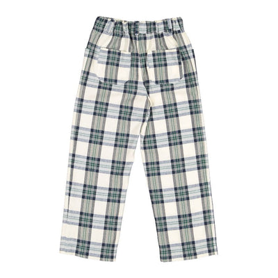 Stone Tartan Trousers