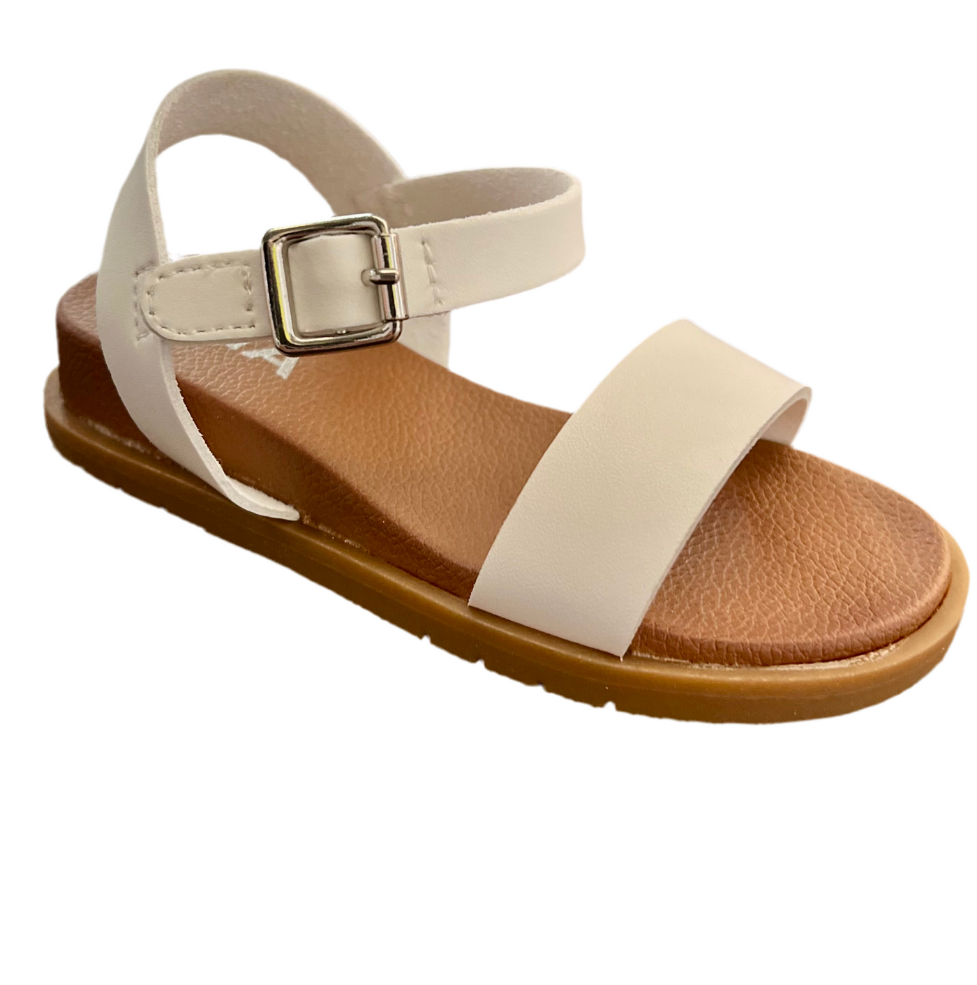 Lil Koddee White Ponros Sandal