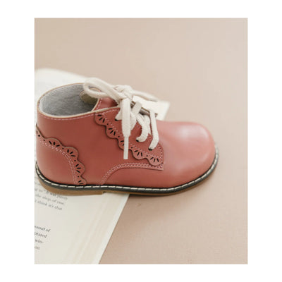 Junie Lace Up Boot Vintage Rose