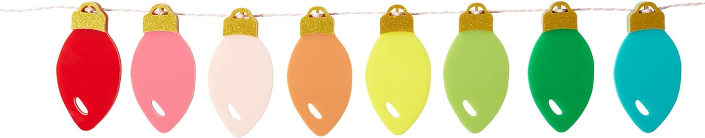 Kailo Chic Acrylic Christmas "Lights" Garland