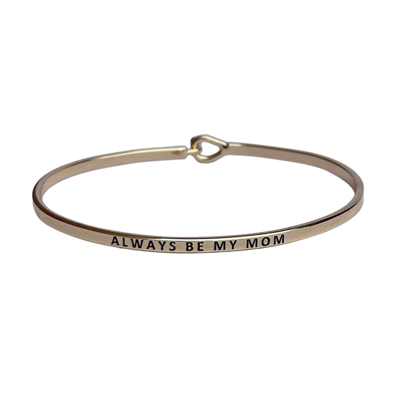 Gold Hook Bracelet Inspirational Assorted Engravings