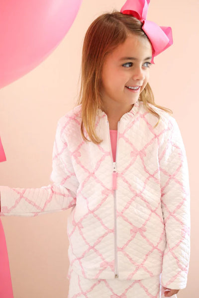 Georganna Jacket Quilted Belle Meade Bow