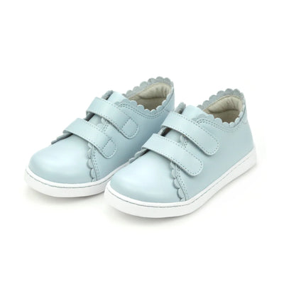 Caroline Scalloped Sneaker Light Blue